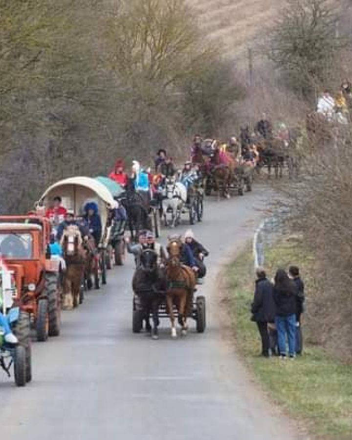 Alapítványunk a nagyvázsonyi lovas farsangon jubilált
