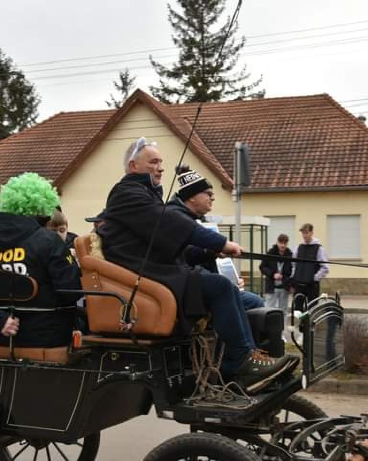Alapítványunk a nagyvázsonyi lovas farsangon jubilált