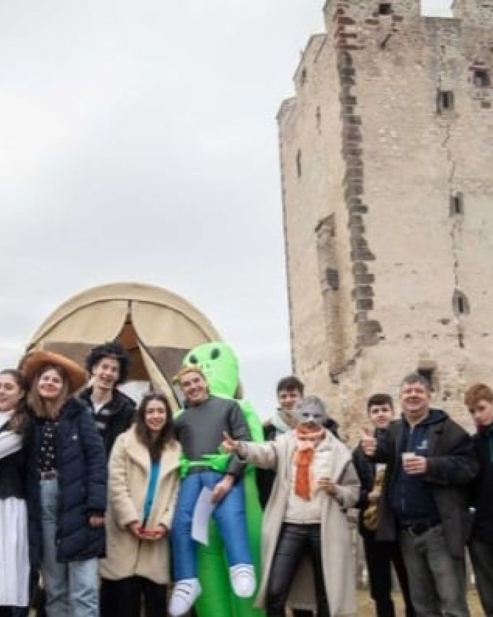 Alapítványunk a nagyvázsonyi lovas farsangon jubilált