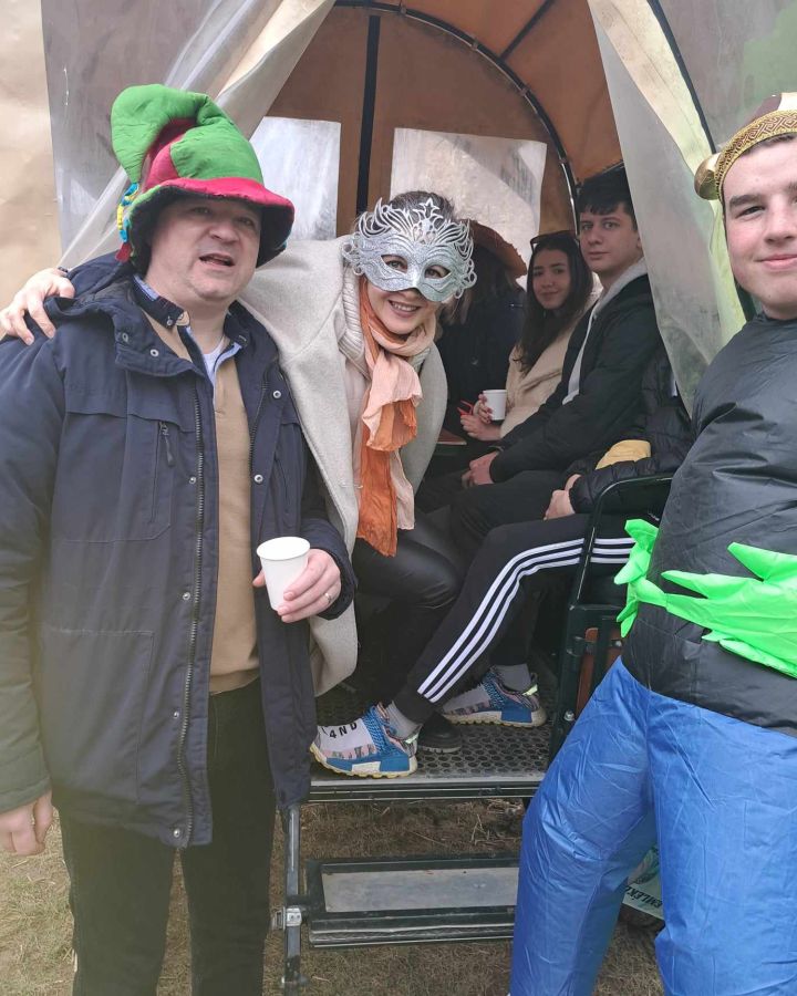 Alapítványunk a nagyvázsonyi lovas farsangon jubilált