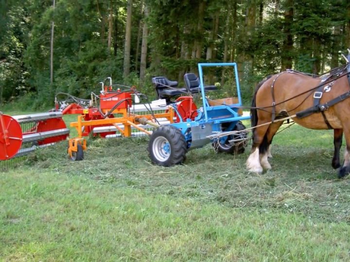 Szénakészítés, talajművelés és faközelítés Schmitz gépekkel